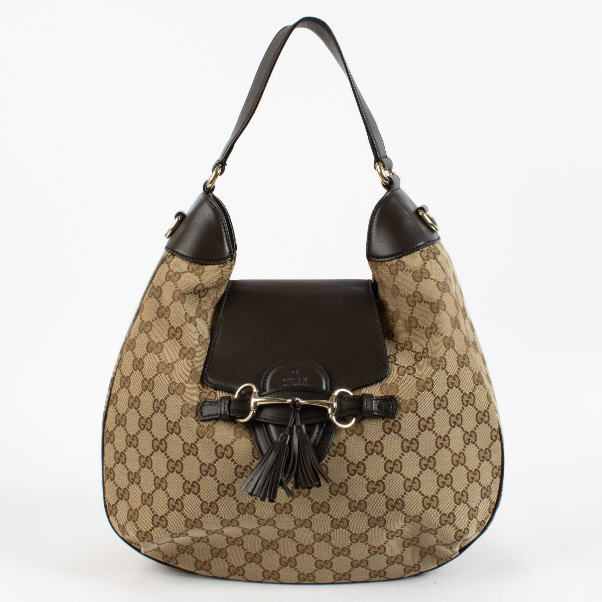 Shop 100% authentic secondhand Gucci GG Canvas Horsebit Hobo Bag on Labellov.com