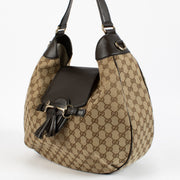 Shop 100% authentic secondhand Gucci GG Canvas Horsebit Hobo Bag on Labellov.com