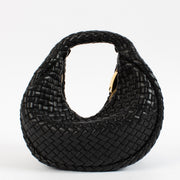 Shop 100% authentic secondhand Bottega Veneta Black Woven Leather Shoulder Bag on Labellov.com