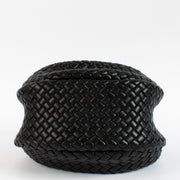Shop 100% authentic secondhand Bottega Veneta Black Woven Leather Shoulder Bag on Labellov.com