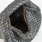 Shop 100% authentic secondhand Bottega Veneta Black Woven Leather Shoulder Bag on Labellov.com
