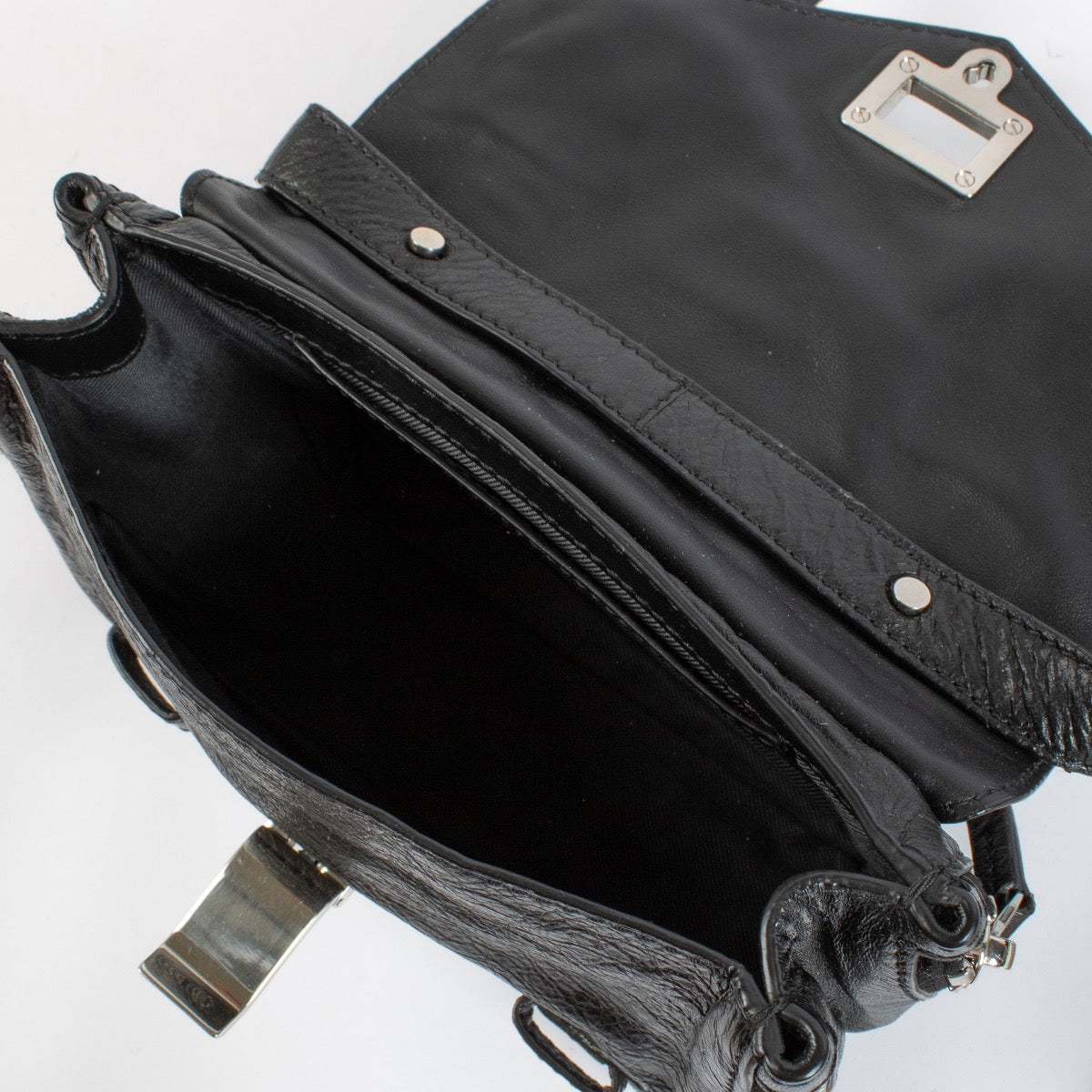 Shop 100% authentic secondhand Proenza Schouler Black Paper Zip PS1 Mini Bag on Labellov.com