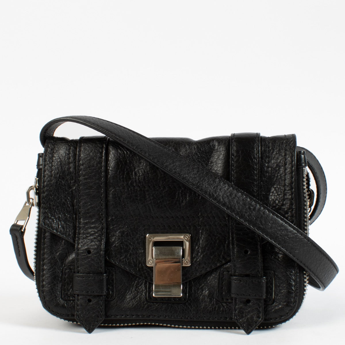 Shop 100% authentic secondhand Proenza Schouler Black Paper Zip PS1 Mini Bag on Labellov.com