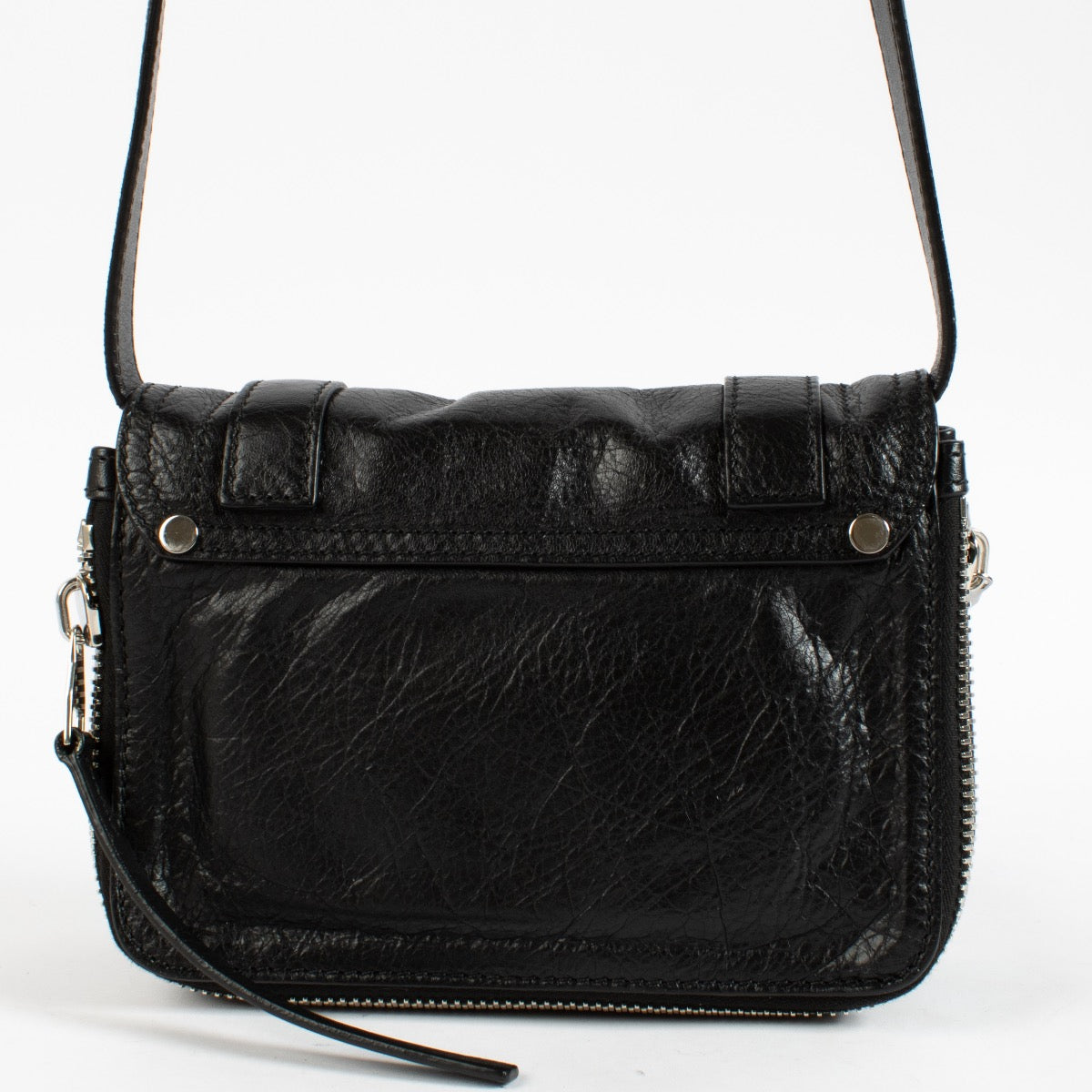 Shop 100% authentic secondhand Proenza Schouler Black Paper Zip PS1 Mini Bag on Labellov.com