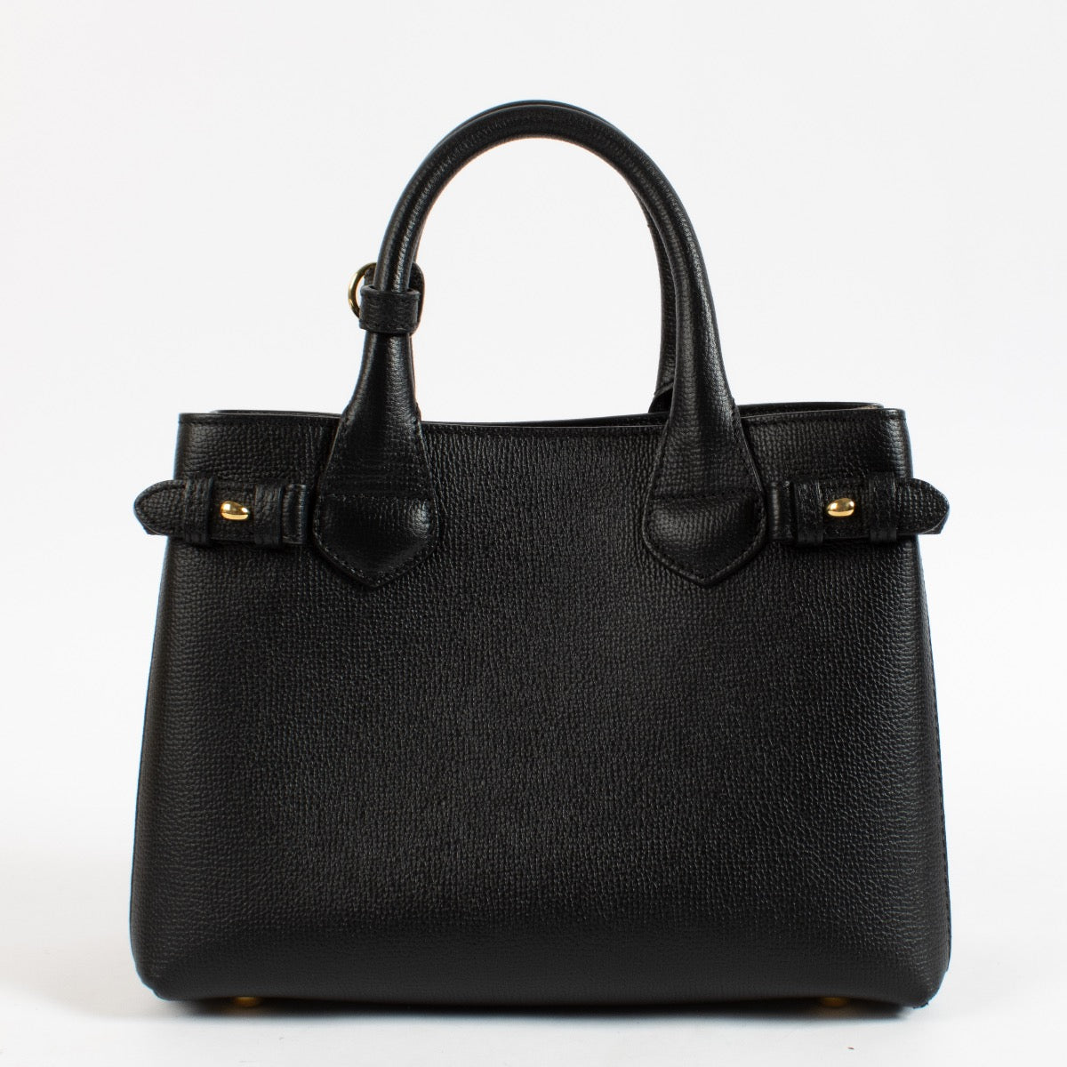 Shop 100% authentic second hand Burberry Black Small Banner Top Handle Bag on Labellov.com