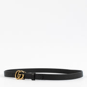 Shop 100% authentic second hand Gucci Black GG Marmont Thin Belt on Labellov.com
