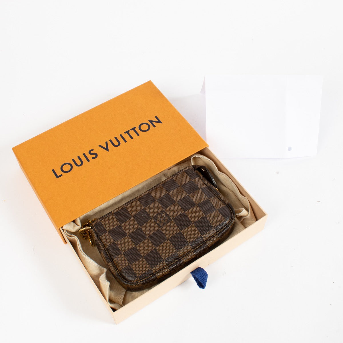 Louis Vuitton Damier Ebène Mini Pochette Accessoires