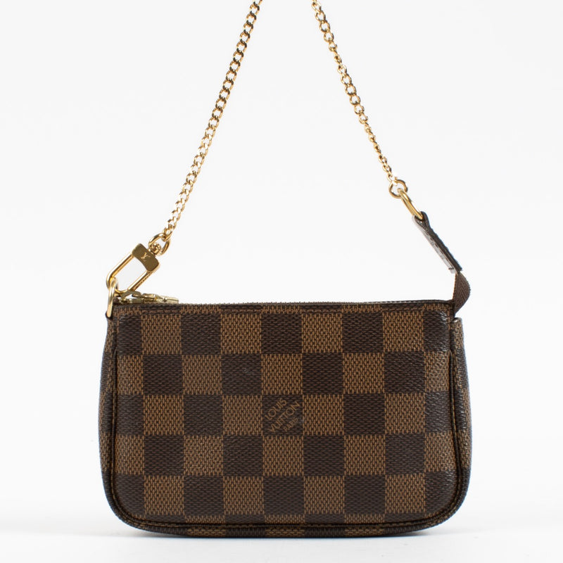Shop 100% authentic second hand Louis Vuitton Damier Ebene Mini Pochette Accessoires on Labellov.com
