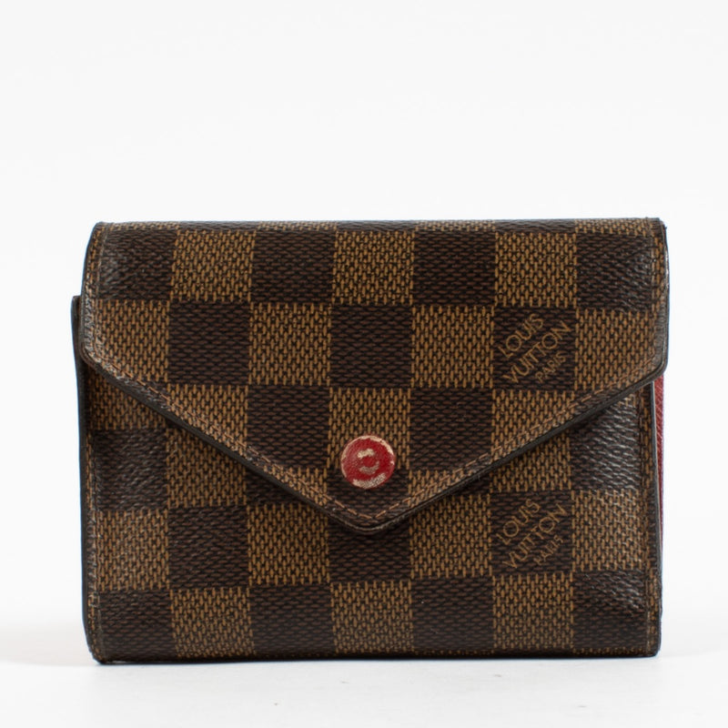 Shop 100% authentic second hand Louis Vuitton Damier Ebene Victorine Wallet on Labellov.com