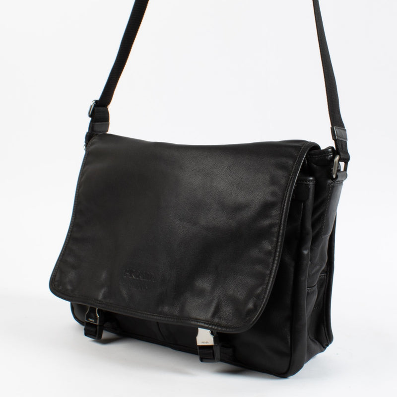 Shop 100% authentic second hand Prada Black Messenger Bag on Labellov.com