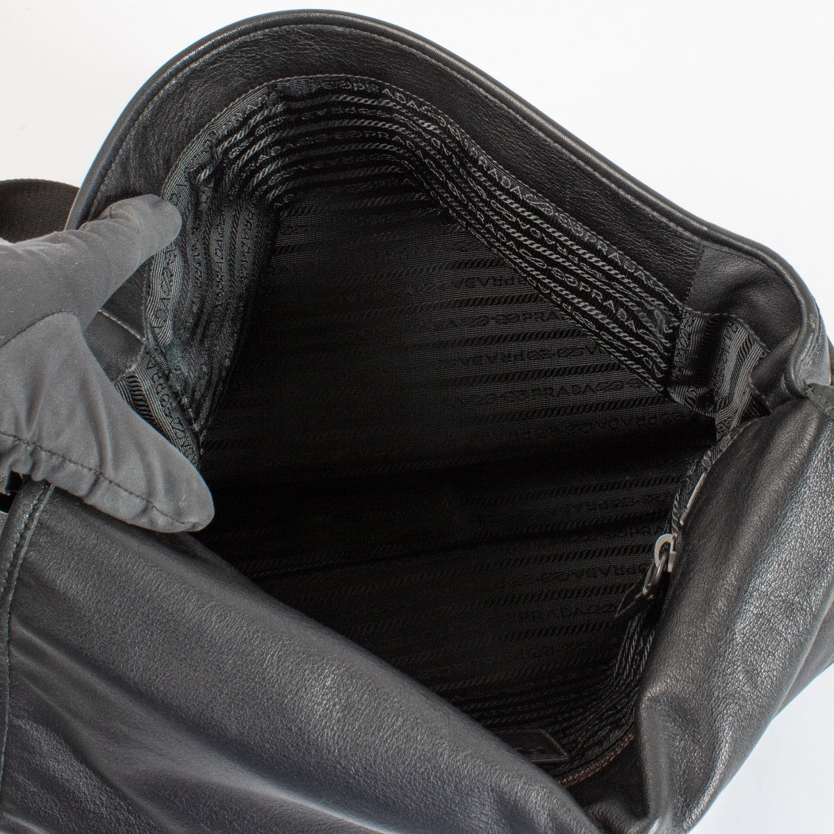 Shop 100% authentic second hand Prada Black Messenger Bag on Labellov.com