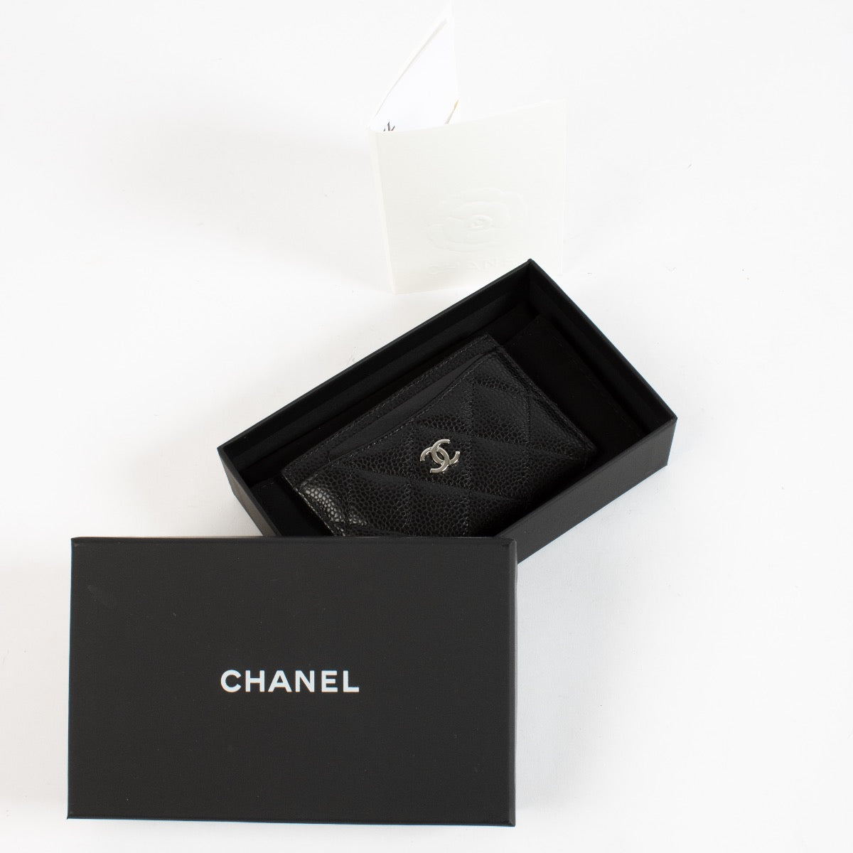 Chanel Black Classic Card Holder