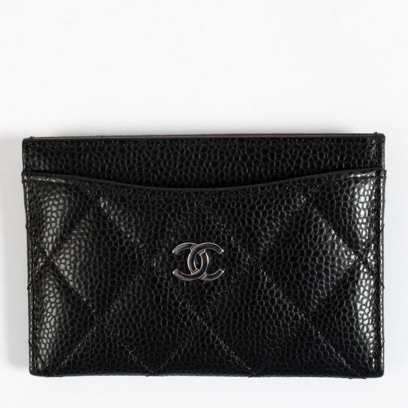Chanel Black Classic Card Holder