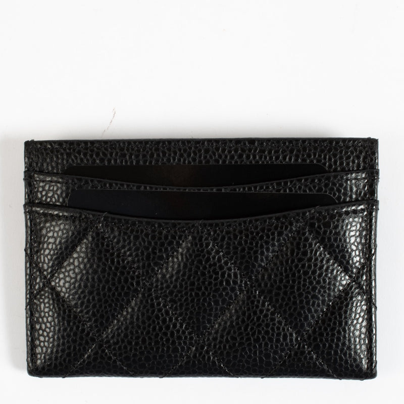 Chanel Black Classic Card Holder