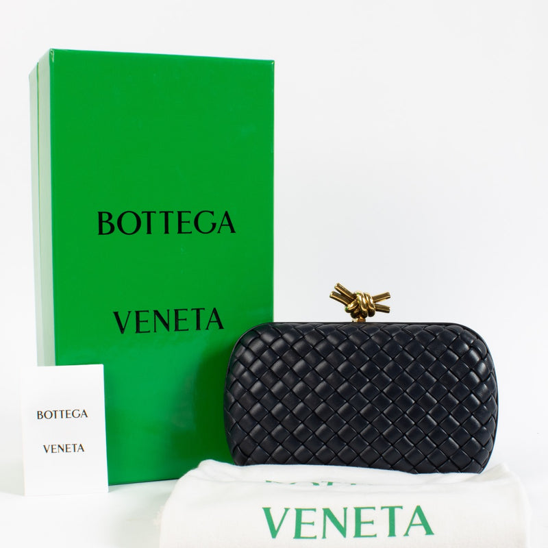 Bottega Veneta Blue Knot Clutch