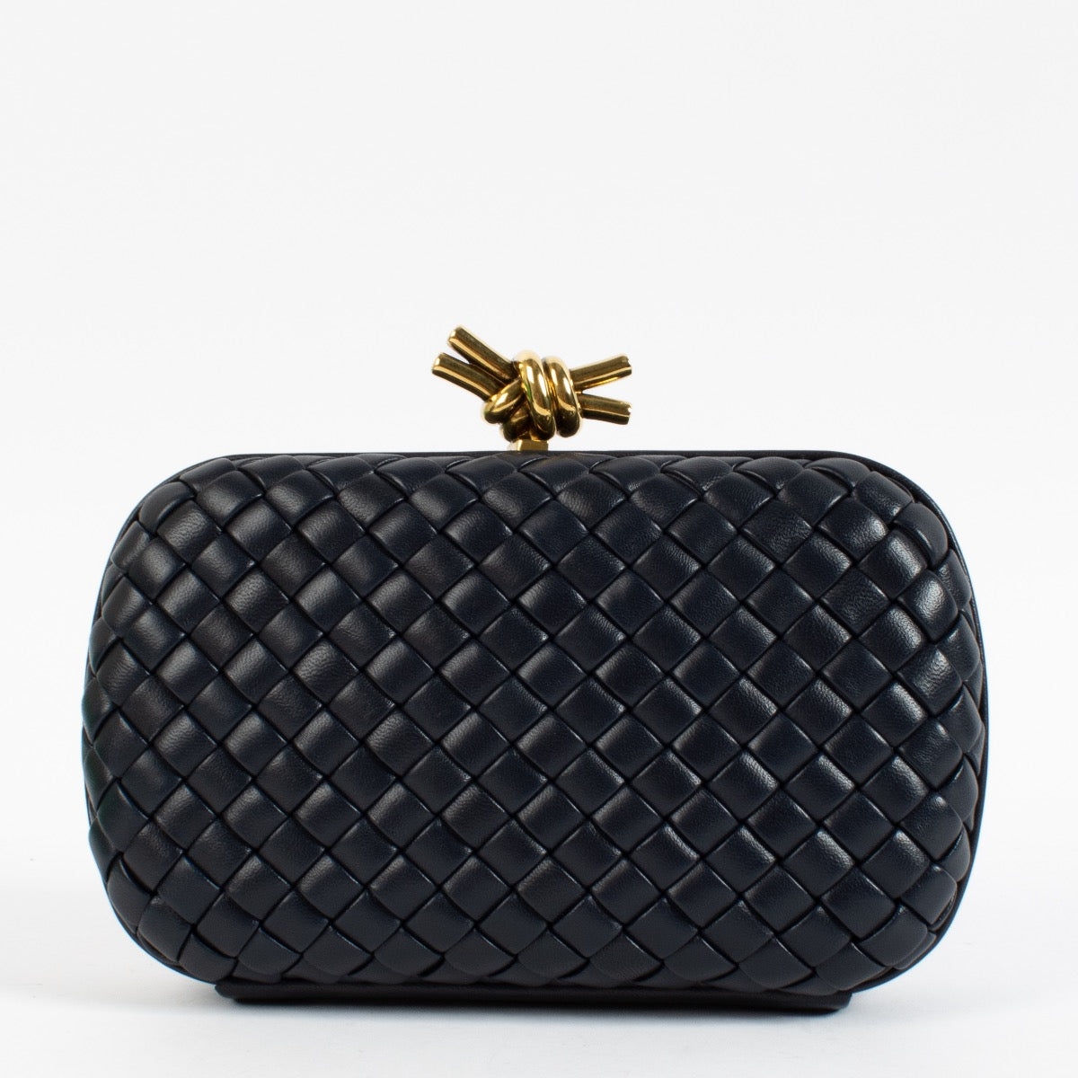 Bottega Veneta Blue Knot Clutch