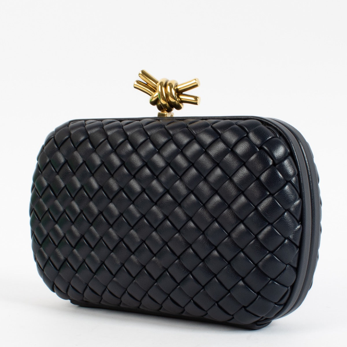 Bottega Veneta Blue Knot Clutch