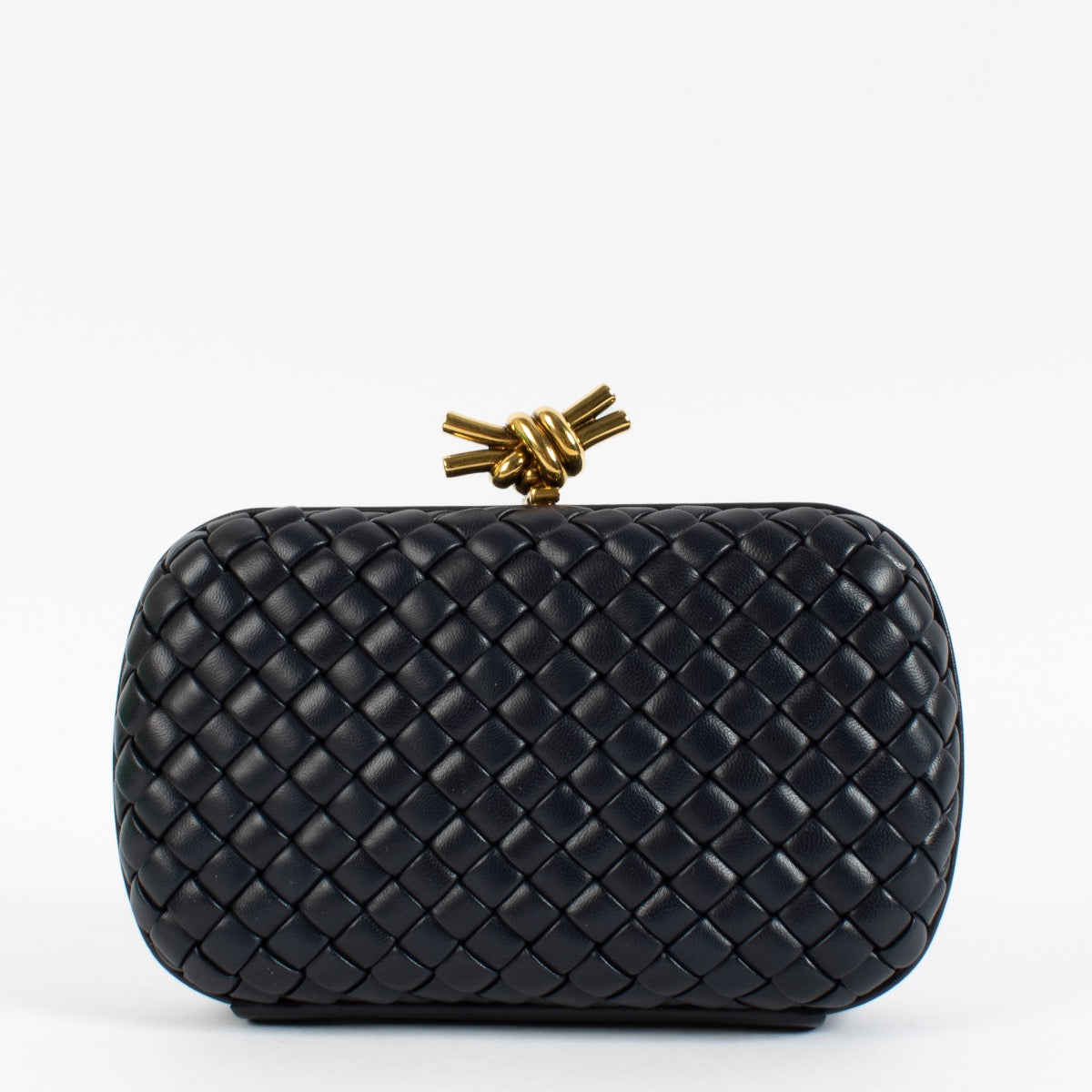 Bottega Veneta Blue Knot Clutch