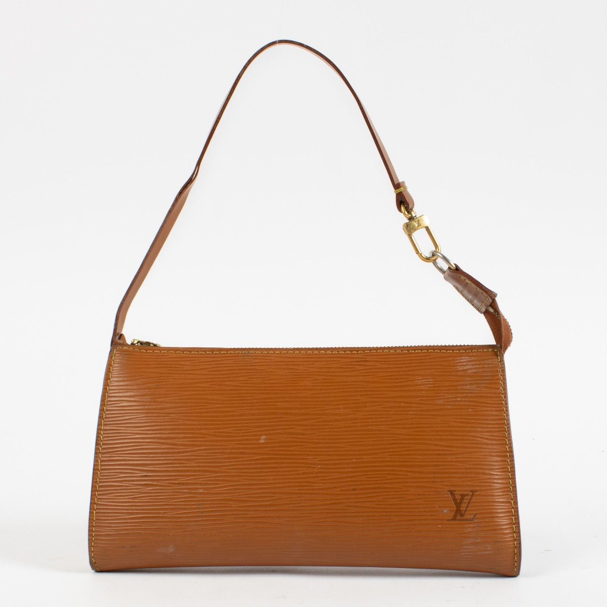 Louis Vuitton Pochette Accessoires en cuir Épi Cannelle