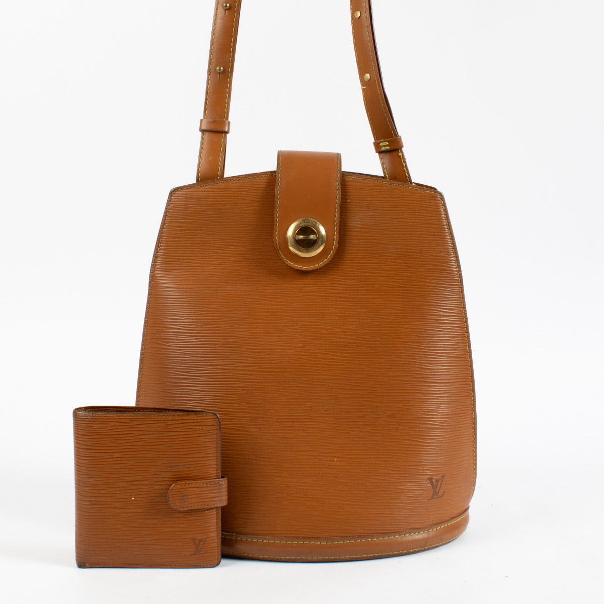Louis Vuitton Cannelle Epi Cluny Bag and Wallet