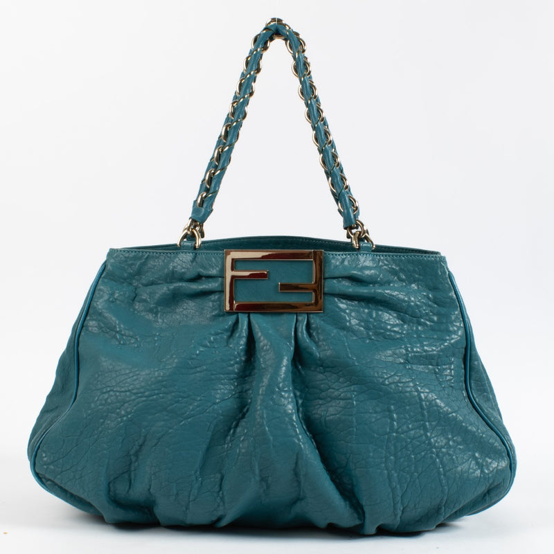 Sac Mia grand modèle bleu Fendi