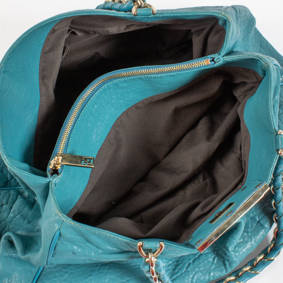 Sac Mia grand modèle bleu Fendi