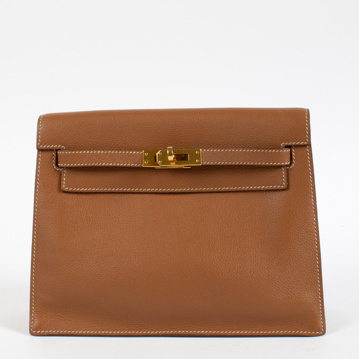 Hermès Kelly Danse Gold Evercolor GHW