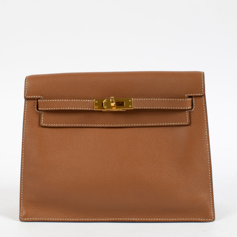 Hermès Kelly Danse Gold Evercolor GHW