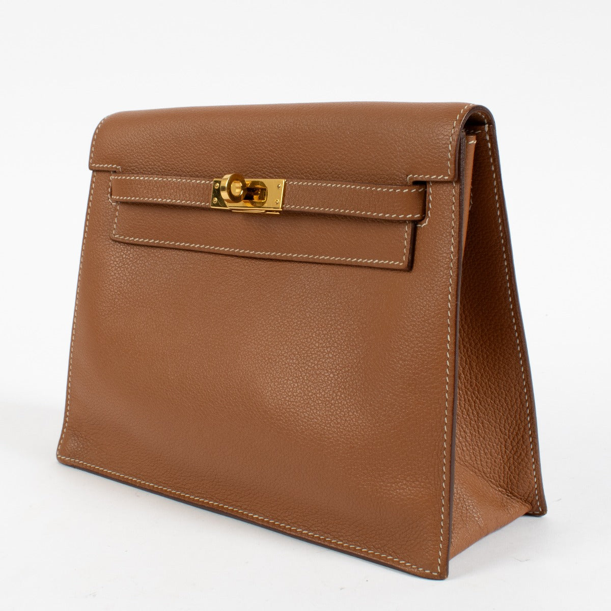 Hermès Kelly Danse Gold Evercolor GHW