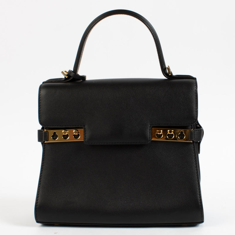 Delvaux Black Supple Calf Tempête PM Bag