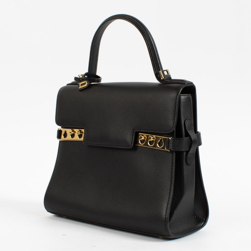 Delvaux Black Supple Calf Tempête PM Bag