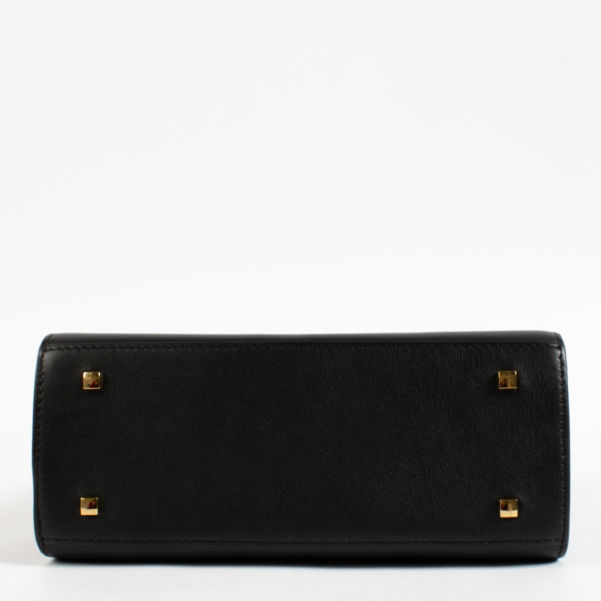 Sac Tempête PM Delvaux en cuir de veau souple noir