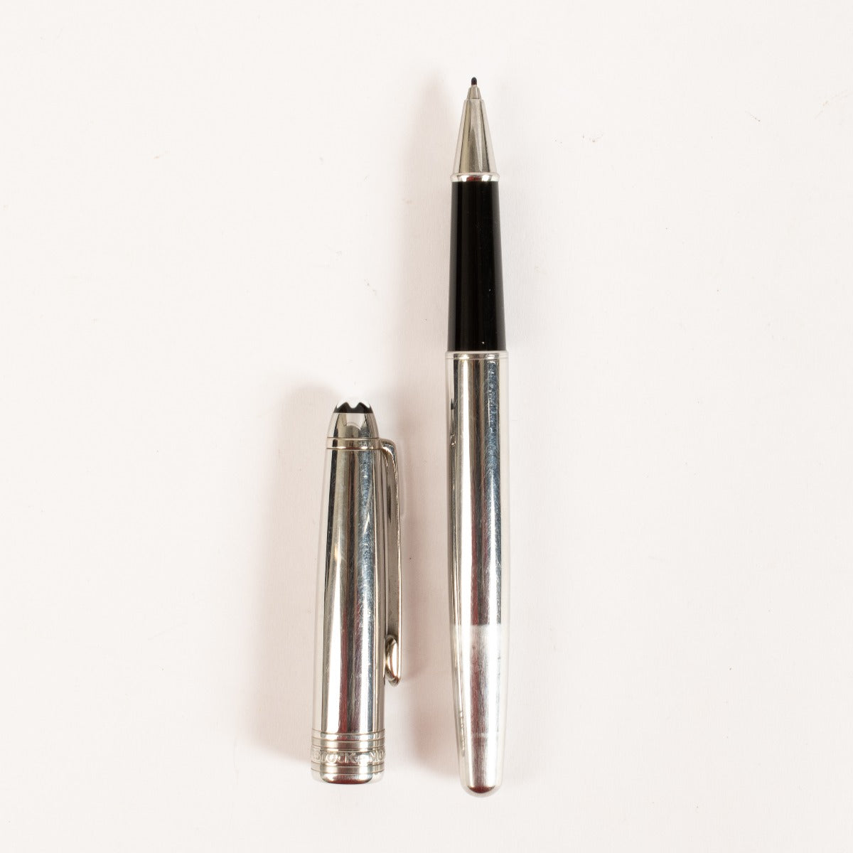 Stylo fineliner Montblanc Meisterstück Solitaire Acier