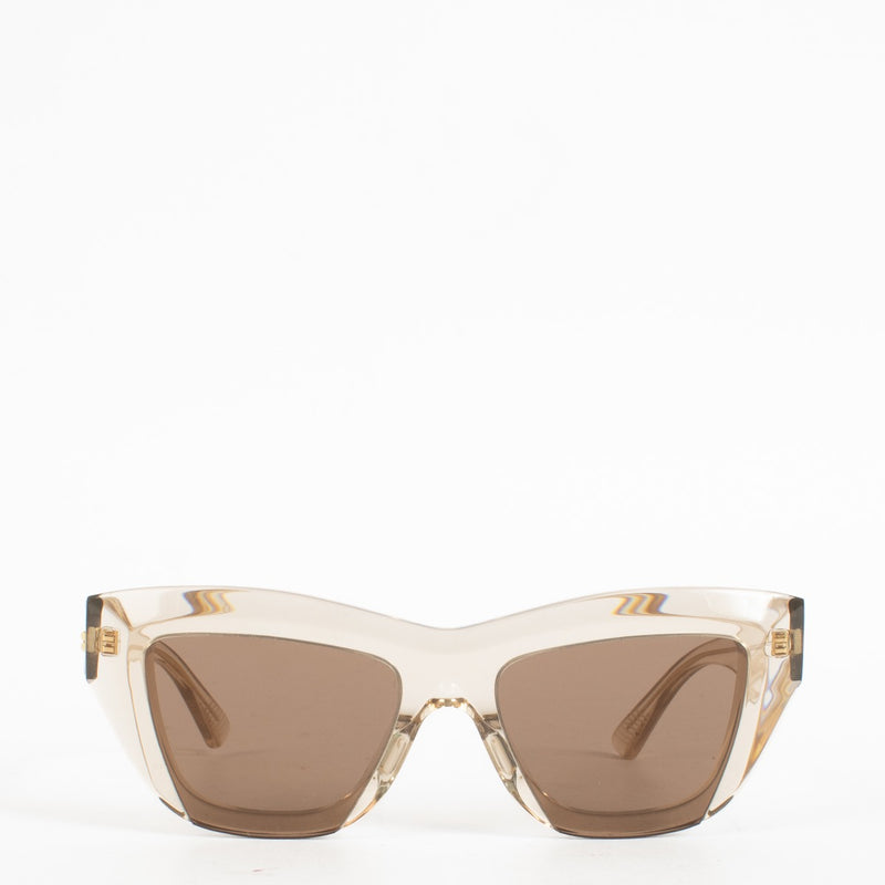Authentic pre-loved Bottega Veneta Nude Brown Cat Eye Sunglasses on Labellov.com