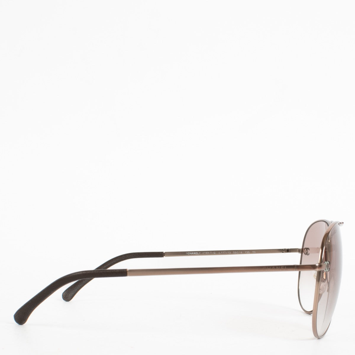Authentic pre-loved Chanel Brown Aviator Sunglasses on Labellov.com
