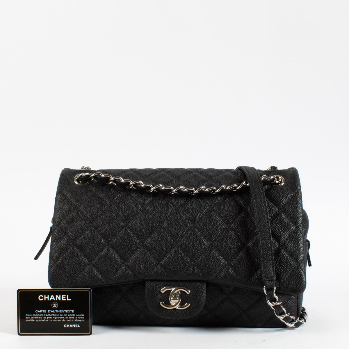 Shop 100% authentic second hand Chanel Black Large Casual Journey Flap Bag on Labellov.com
