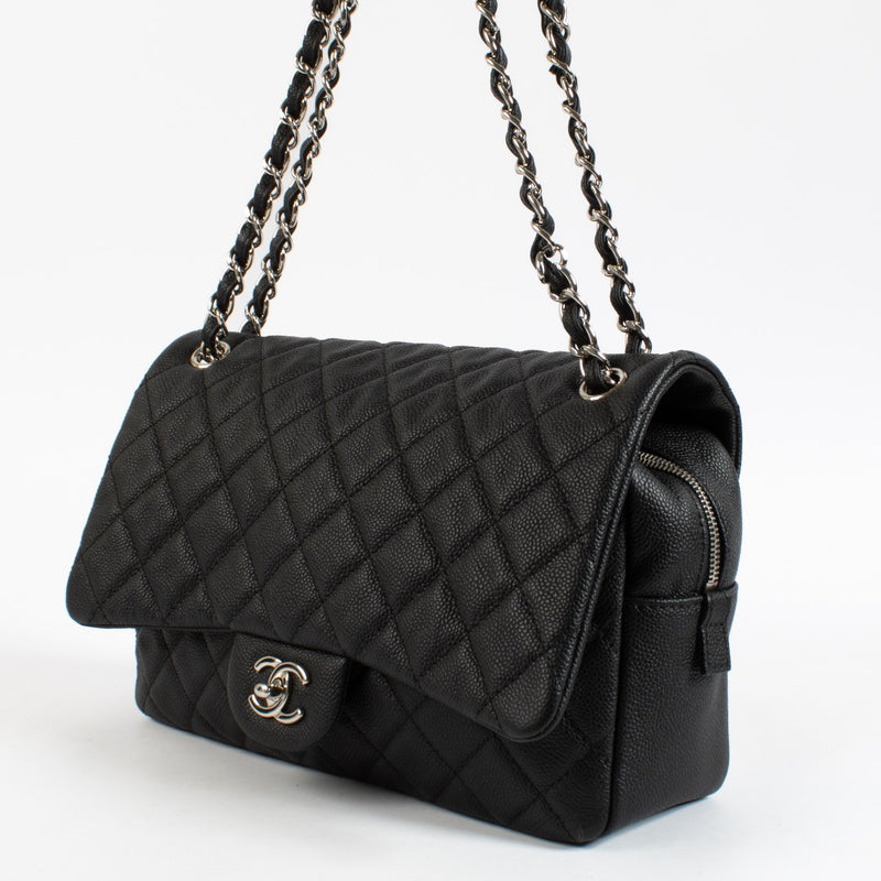 Shop 100% authentic second hand Chanel Black Large Casual Journey Flap Bag on Labellov.com