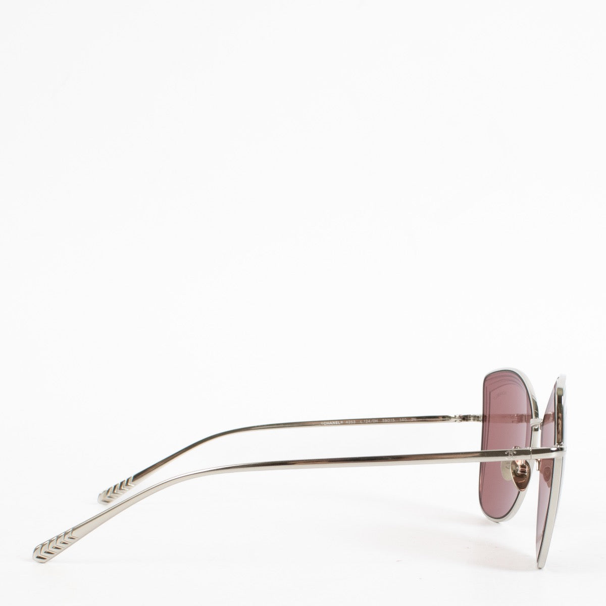 Authentic pre-loved Chanel Pink Sunglasses With Chain on Labellov.com