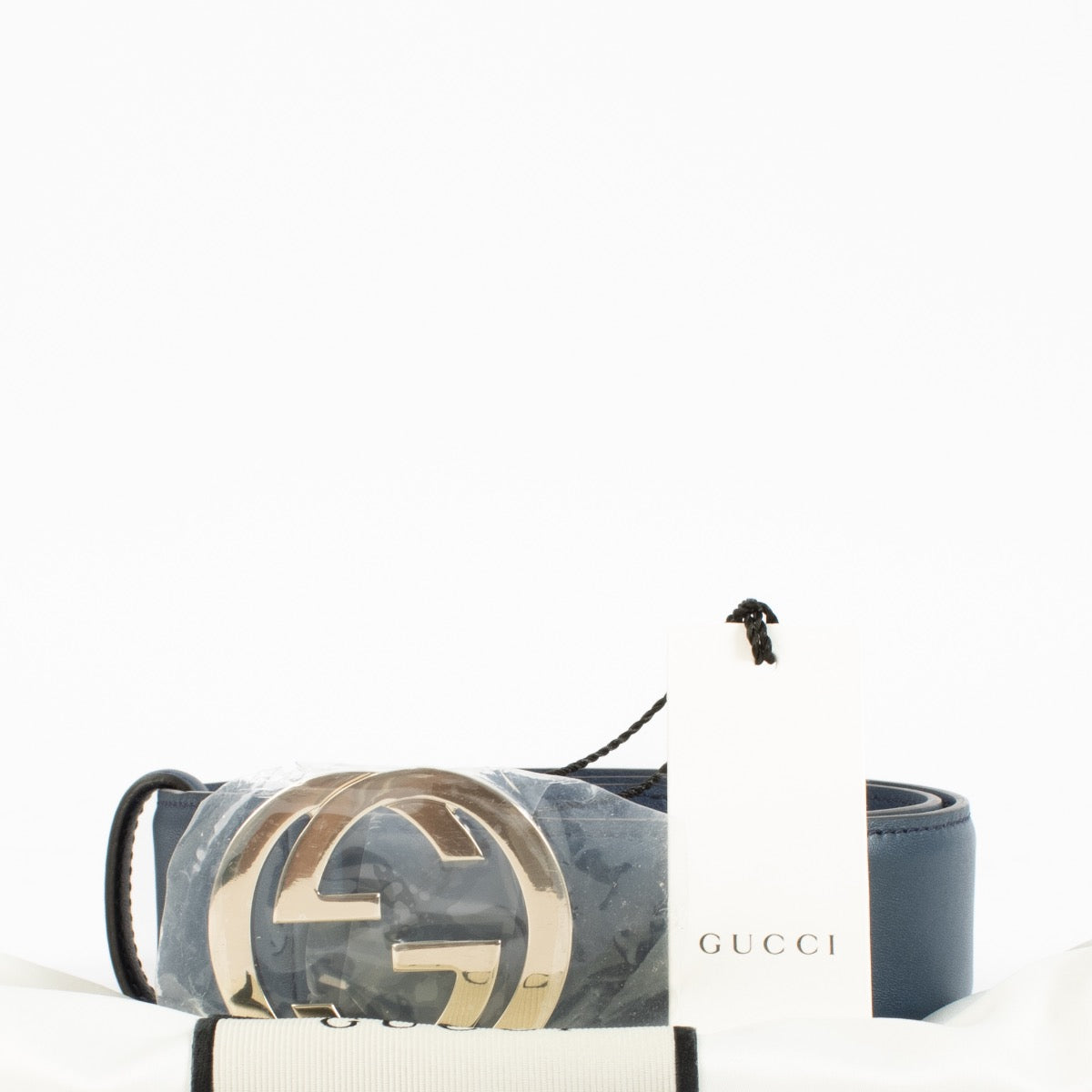 Shop 100% authentic second hand Gucci Blue Navy Belt on Labellov.com