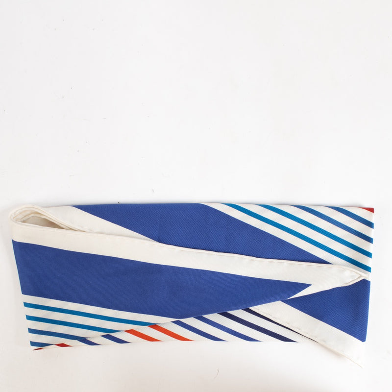 shop 100% authentic second hand Hermès Striped Losange Silk Scarf on Labellov.com