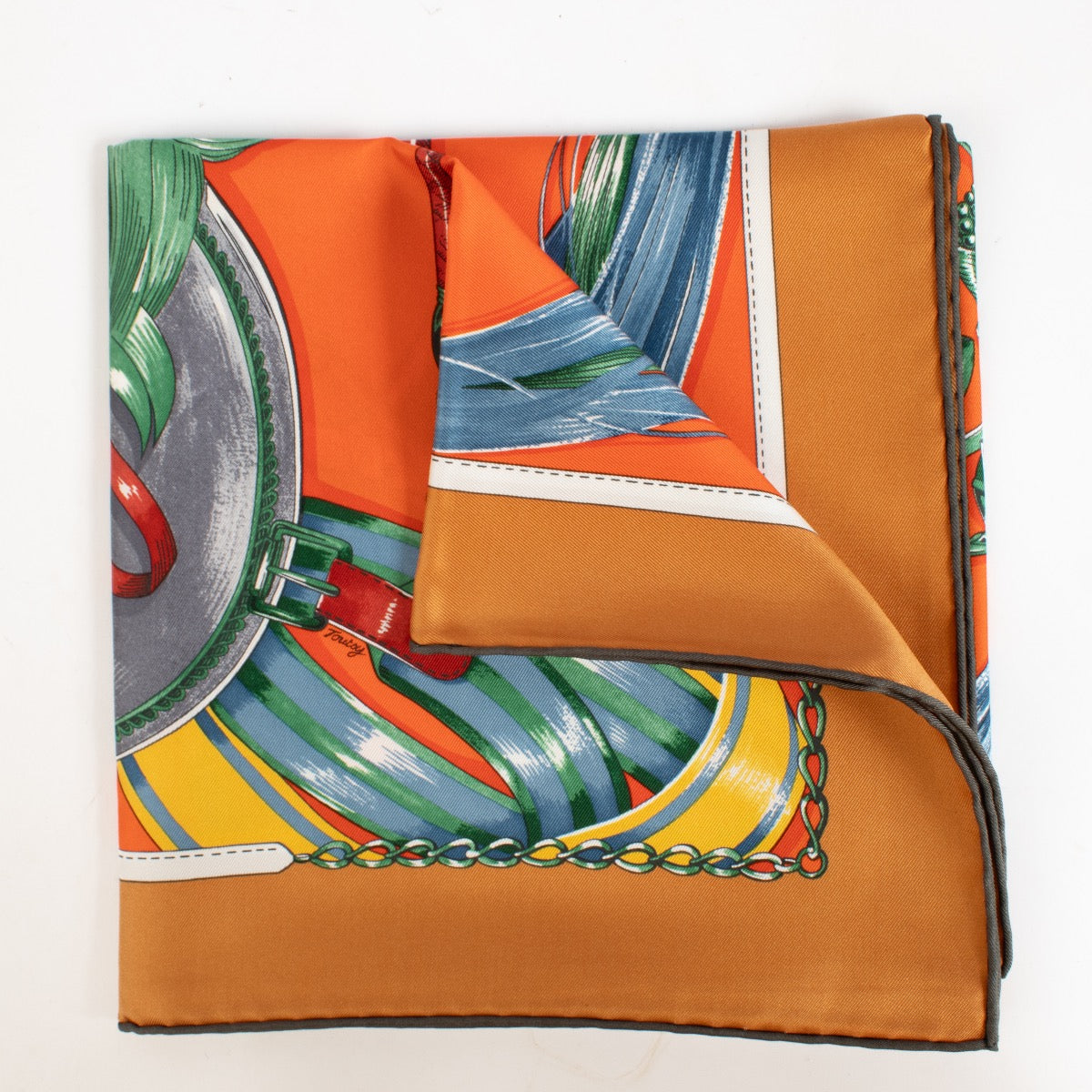 shop 100% authentic second hand Hermès Cavalcades Silk 90 Scarf on Labellov.com