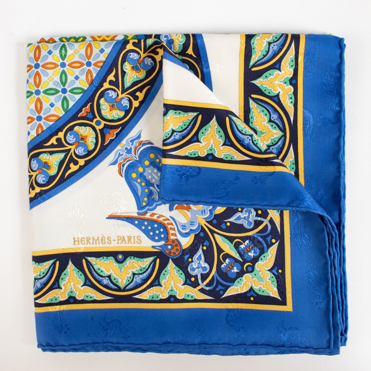 shop 100% authentic second hand Hermès Ciel Byzantins Silk 90 Scarf on Labellov.com