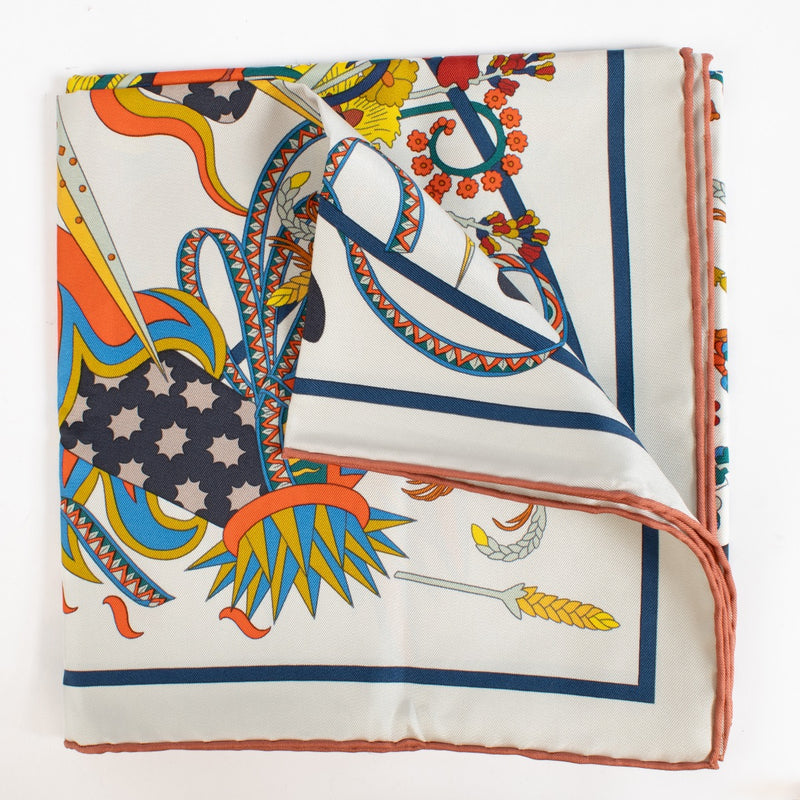 shop 100% authentic second hand Hermès Le Sacre Des Saisons Silk 90 Scarf on Labellov.com