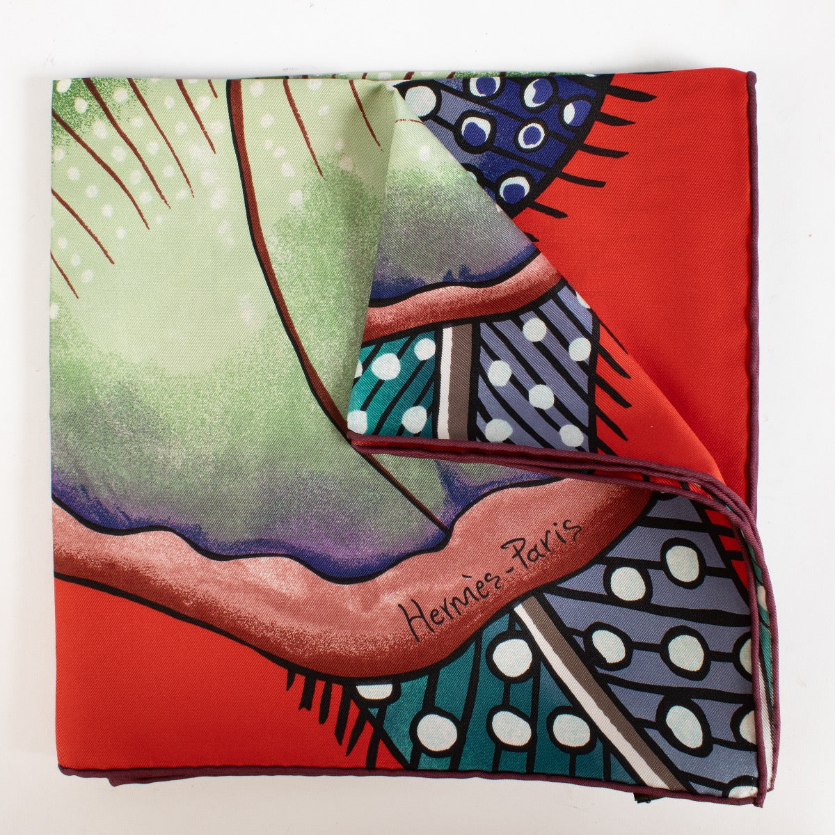 shop 100% authentic second hand Hermès Baobab Cat Silk 90 Scarf on Labellov.com