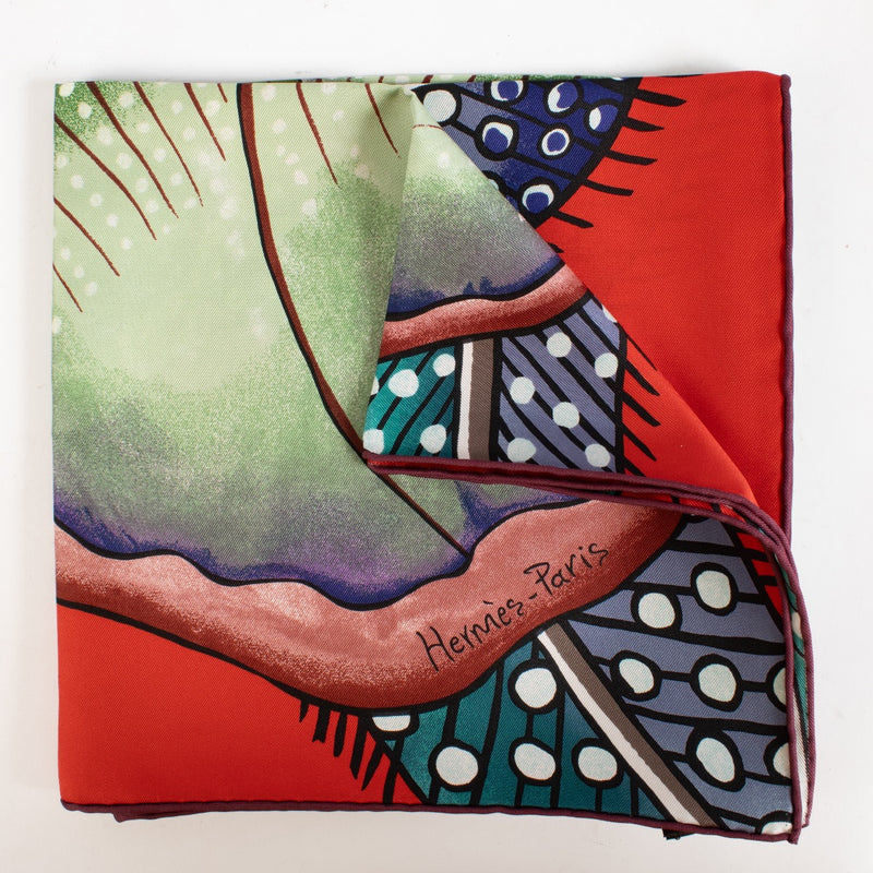 shop 100% authentic second hand Hermès Baobab Cat Silk 90 Scarf on Labellov.com