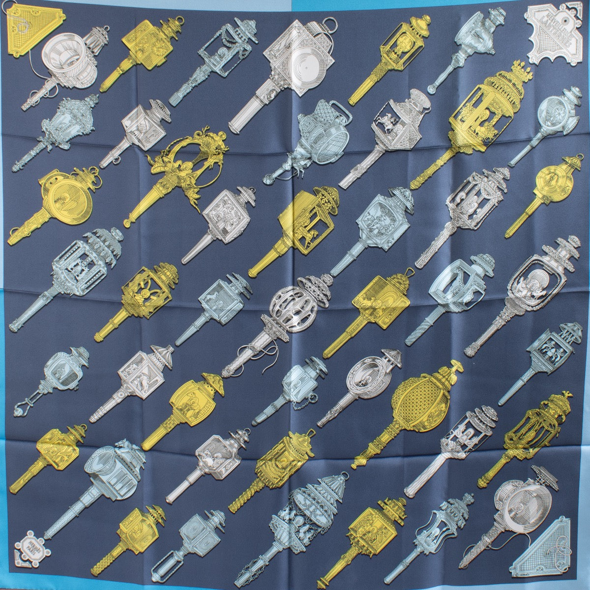 shop 100% authentic second hand Hermès Merveilleuses Lanternes Silk 90 Scarf on Labellov.com