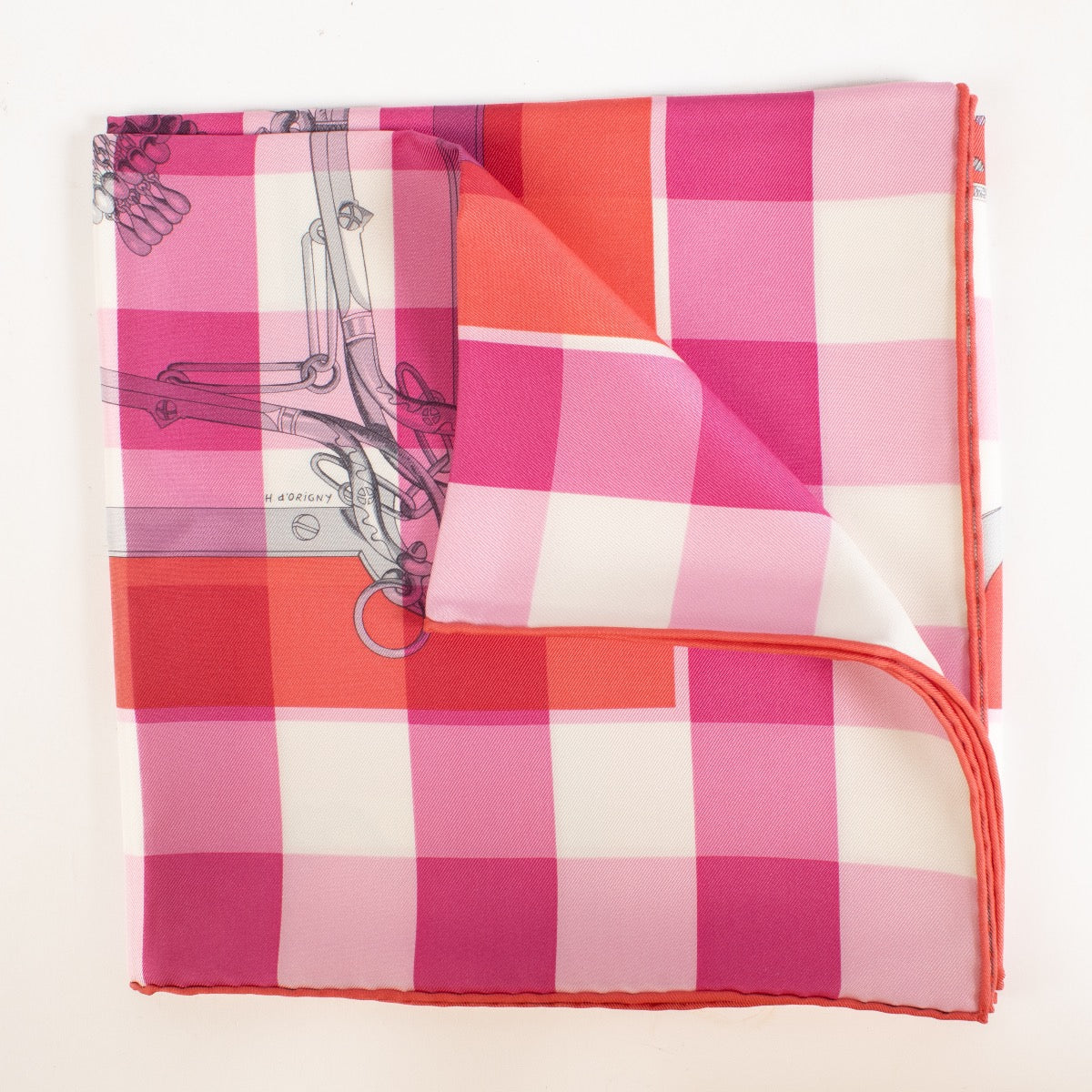 shop 100% authentic second hand Hermès Mors & Gourmettes Silk 90 Scarf on Labellov.com