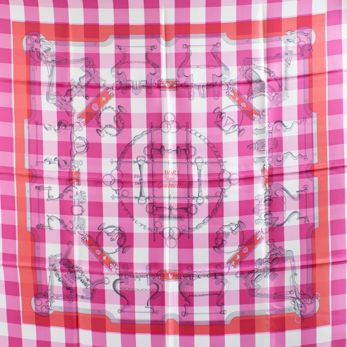 shop 100% authentic second hand Hermès Mors & Gourmettes Silk 90 Scarf on Labellov.com