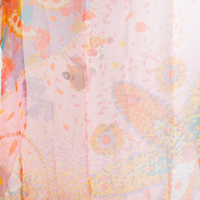 shop 100% authentic second hand Hermès Offrandes D'un Jour Silk Mousseline 180 Scarf on Labellov.com
