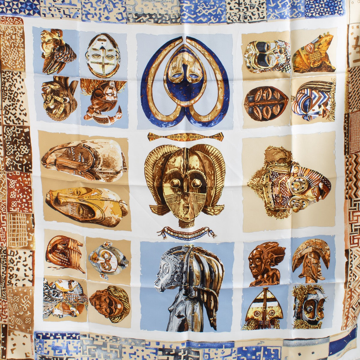 shop 100% authentic second hand Hermès Persona Silk 90 Scarf on Labellov.com